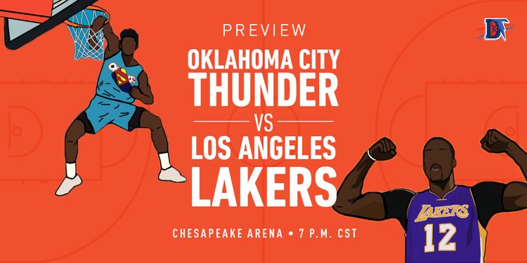 Game 15 Live Thread: Thunder (5-9) vs. Lakers (12-2)