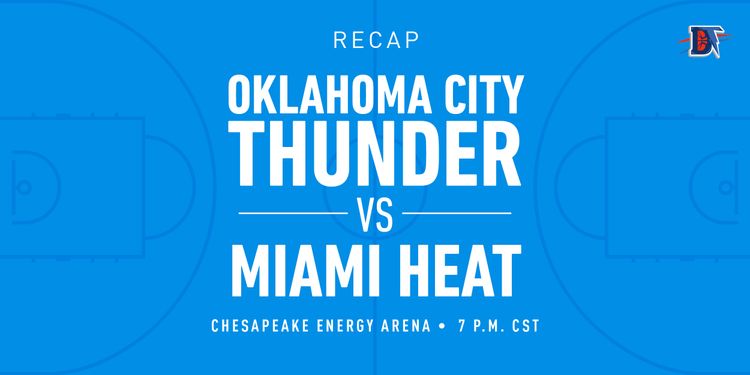 Game 42 Recap: Heat (29-12) def. Thunder (23-19) 115-108