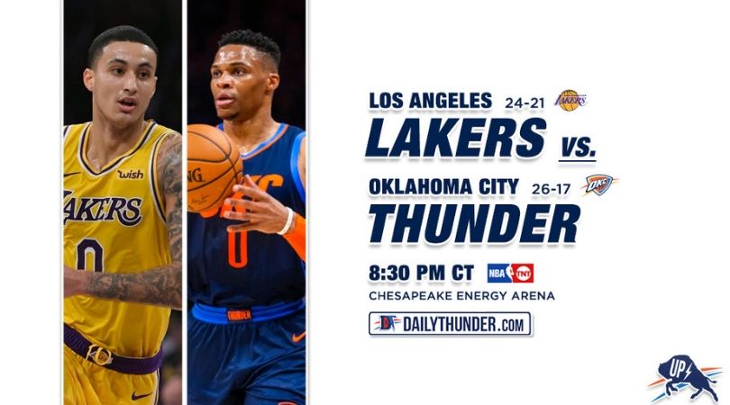 Preview 44 of 82: Lakers @ Thunder