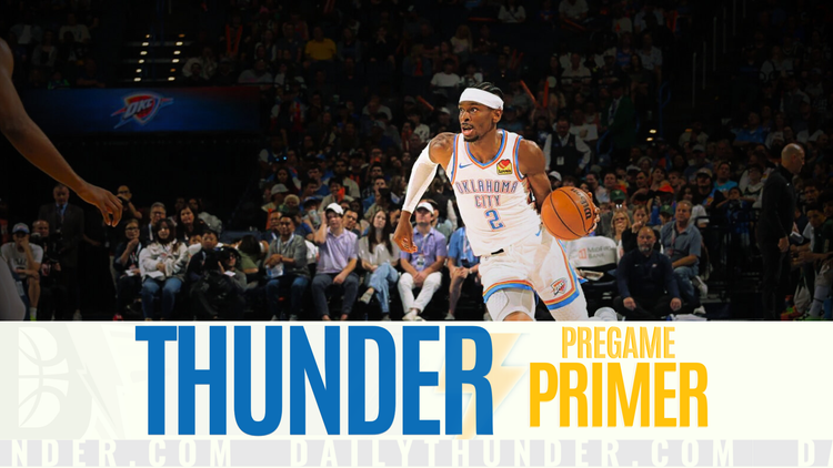 Pregame Primer: Thunder (10-2) vs. Suns (9-3)