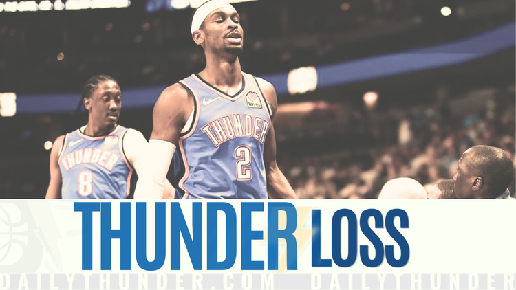 Thunder (11-4) drop another star un-studded game to Spurs (7-8)