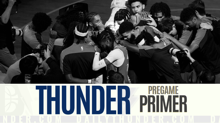 Pregame Primer: Small ball Thunder (11-2) host Luka-less Mavs (6-7)