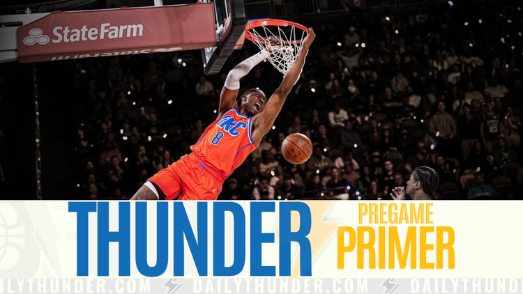 Pregame Primer: Thunder @ Wolves