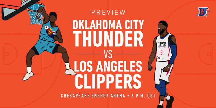 Game 29 Live Thread: Thunder (14-14) vs. Clippers (22-9)