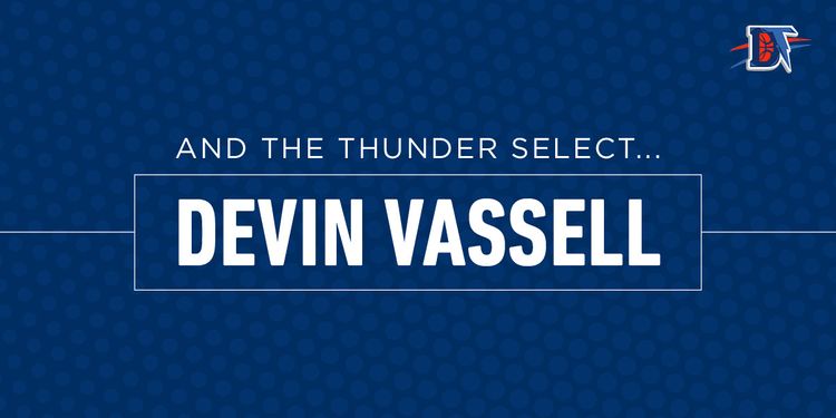 And the Thunder Select: Devin Vassell