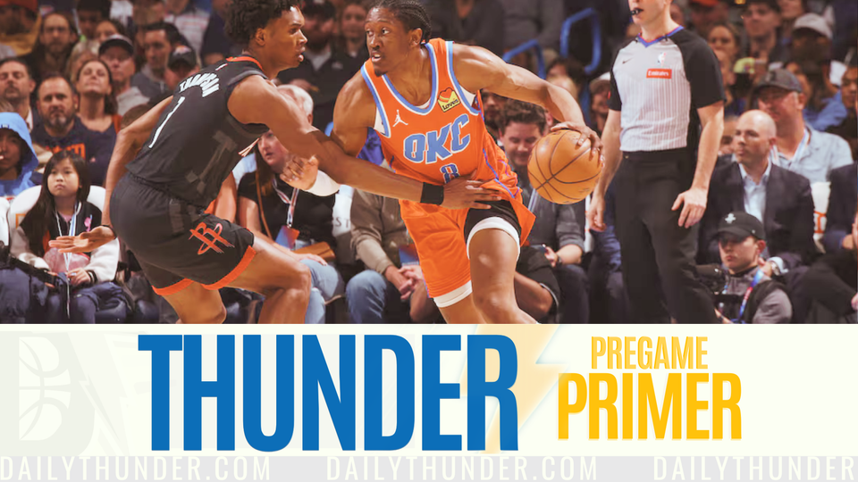 Pregame Primer: Thunder (13-4) @ Warriors (12-5)