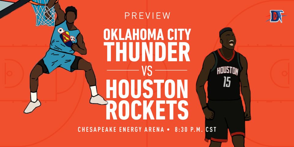 Game 38 Live Thread: Thunder (21-16) vs. Rockets (25-11)