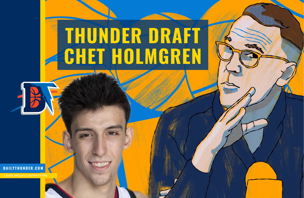 Chet Holmgren selected #2 overall in NBA Draft